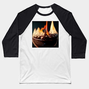 Chocolate Fire Baseball T-Shirt